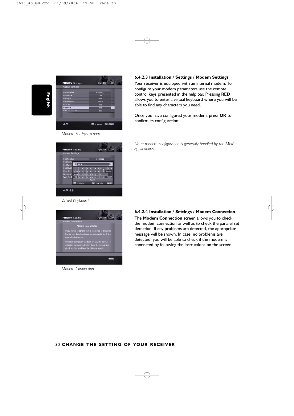 Philips DTR6610 User Manual | Page 32 / 45