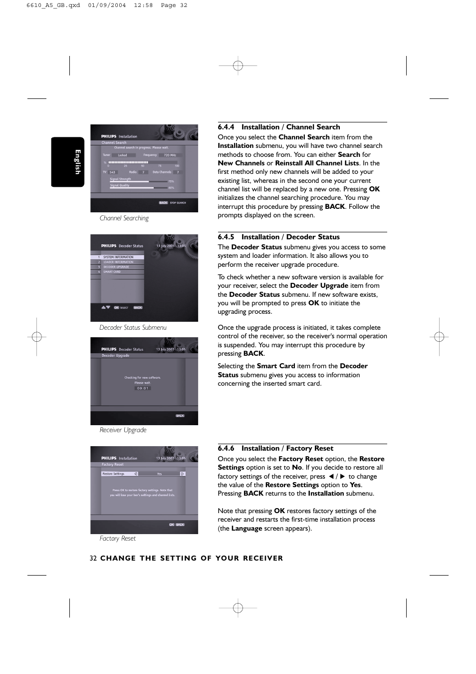 Philips DTR6610 User Manual | Page 34 / 45