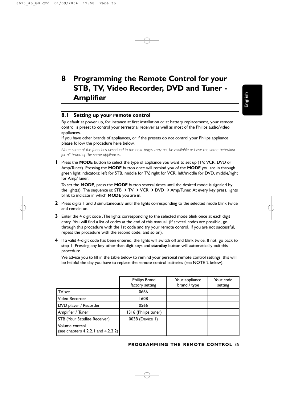 Philips DTR6610 User Manual | Page 37 / 45