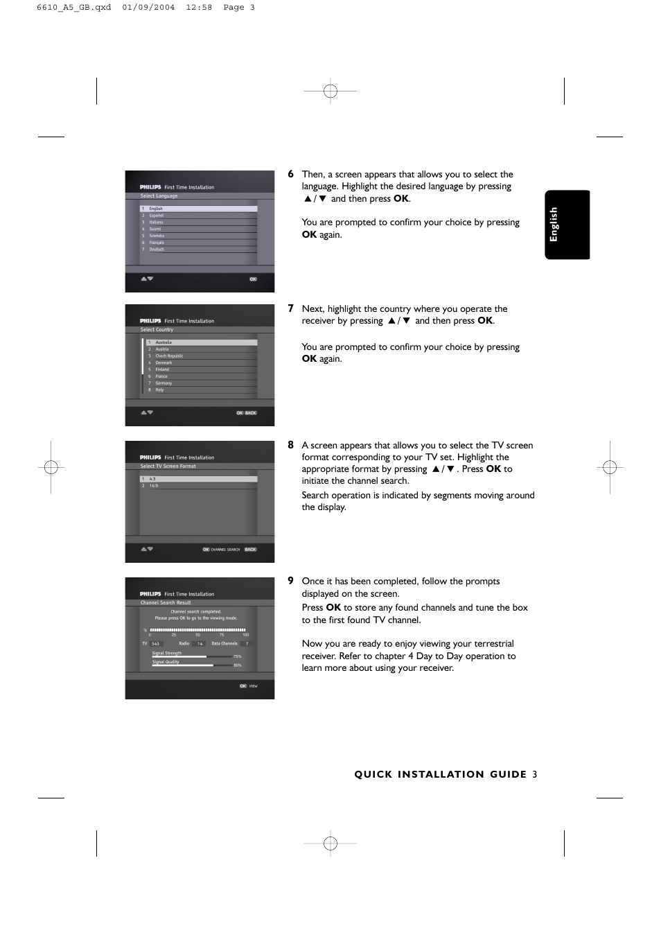 Philips DTR6610 User Manual | Page 5 / 45