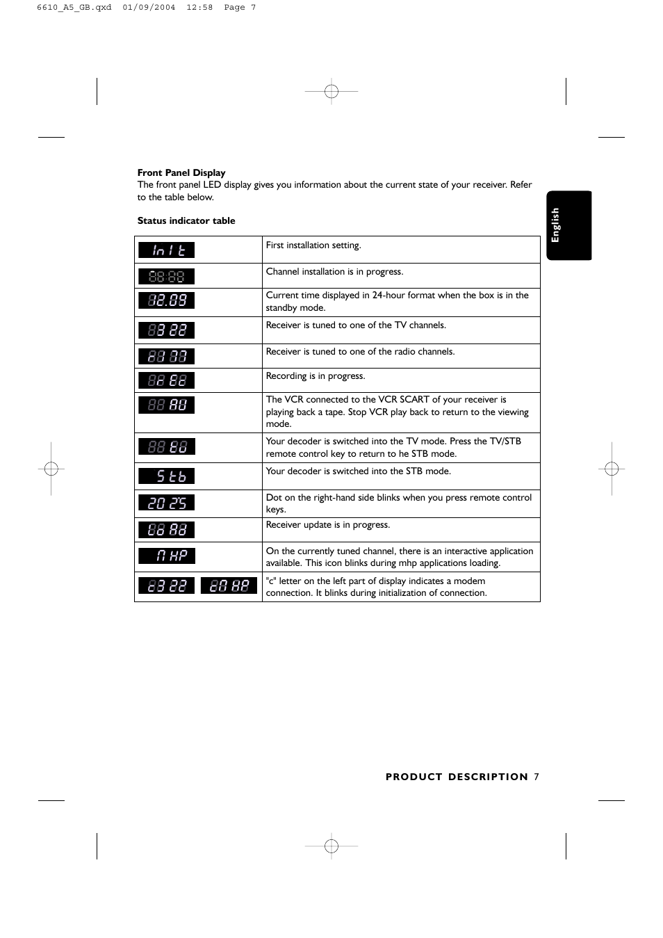 Philips DTR6610 User Manual | Page 9 / 45