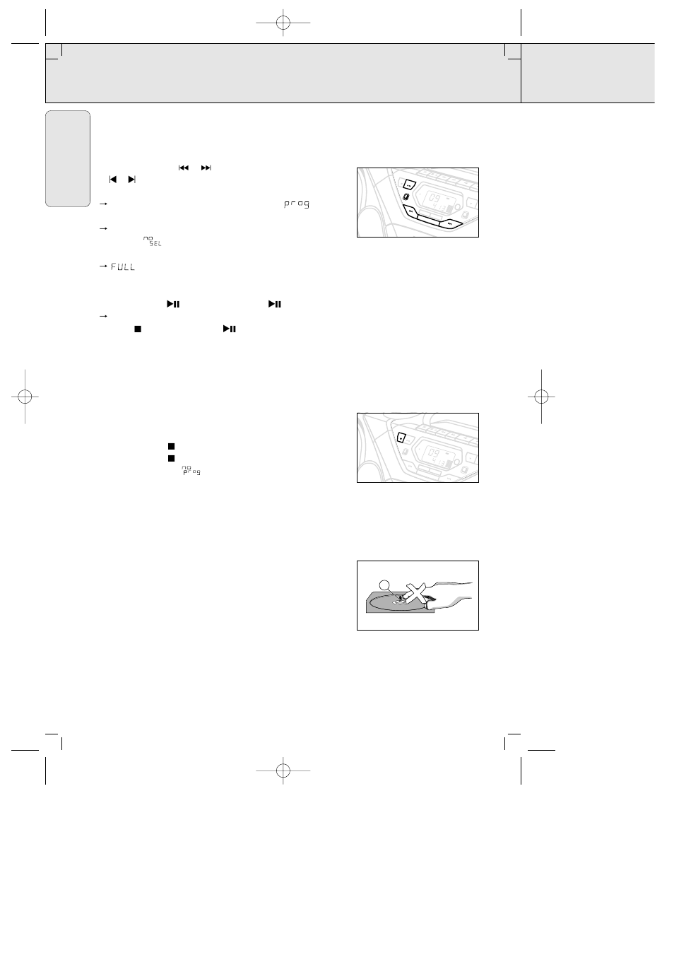 Cd player | Philips AZ 1564 User Manual | Page 14 / 44