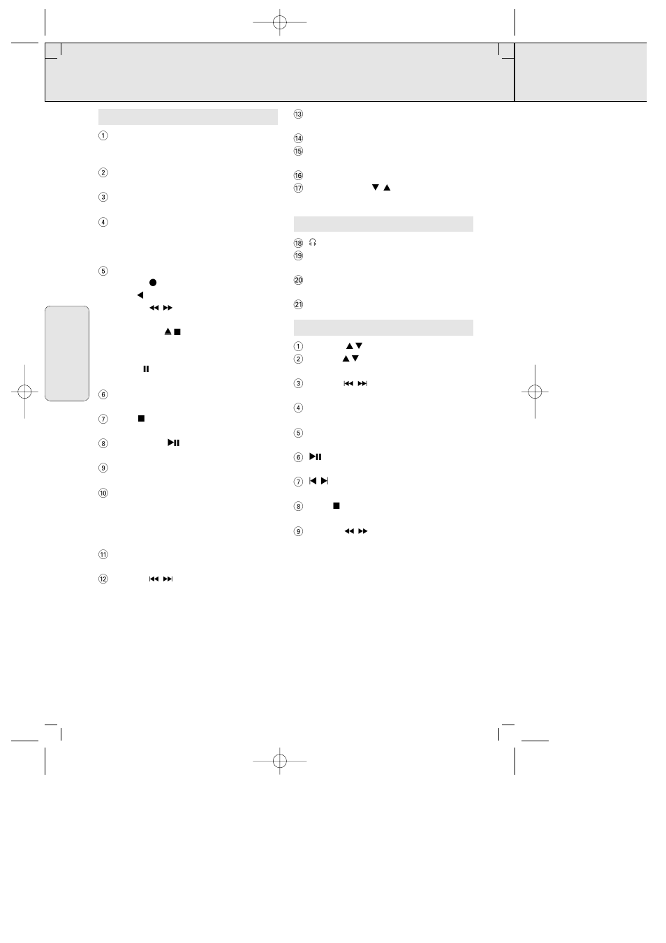 Controles | Philips AZ 1564 User Manual | Page 34 / 44