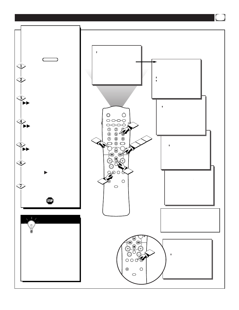 Etting the, Lock | Philips TP3684C1 User Manual | Page 7 / 52