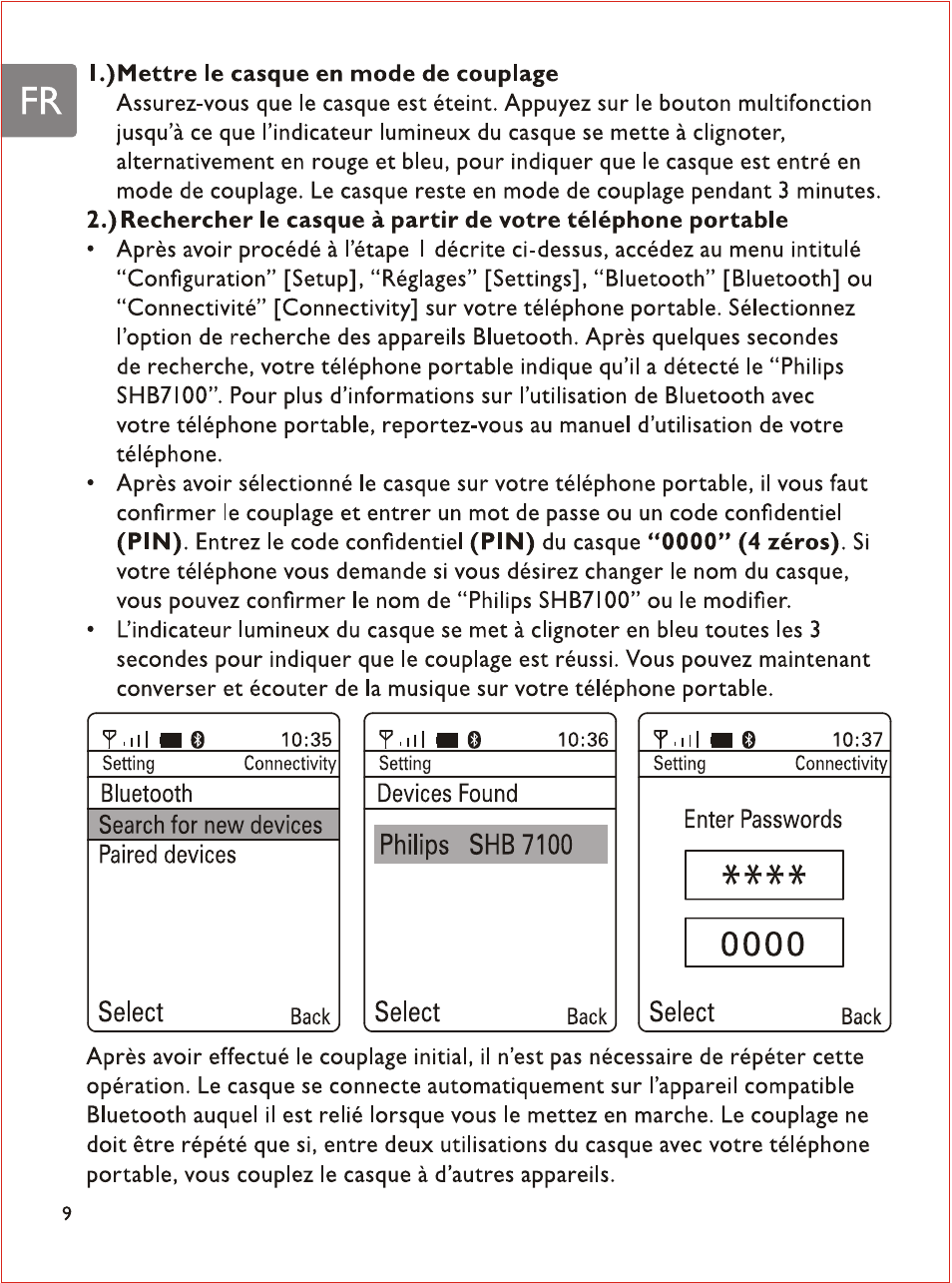 Philips shb71ôô | Philips SHB7103 User Manual | Page 45 / 107