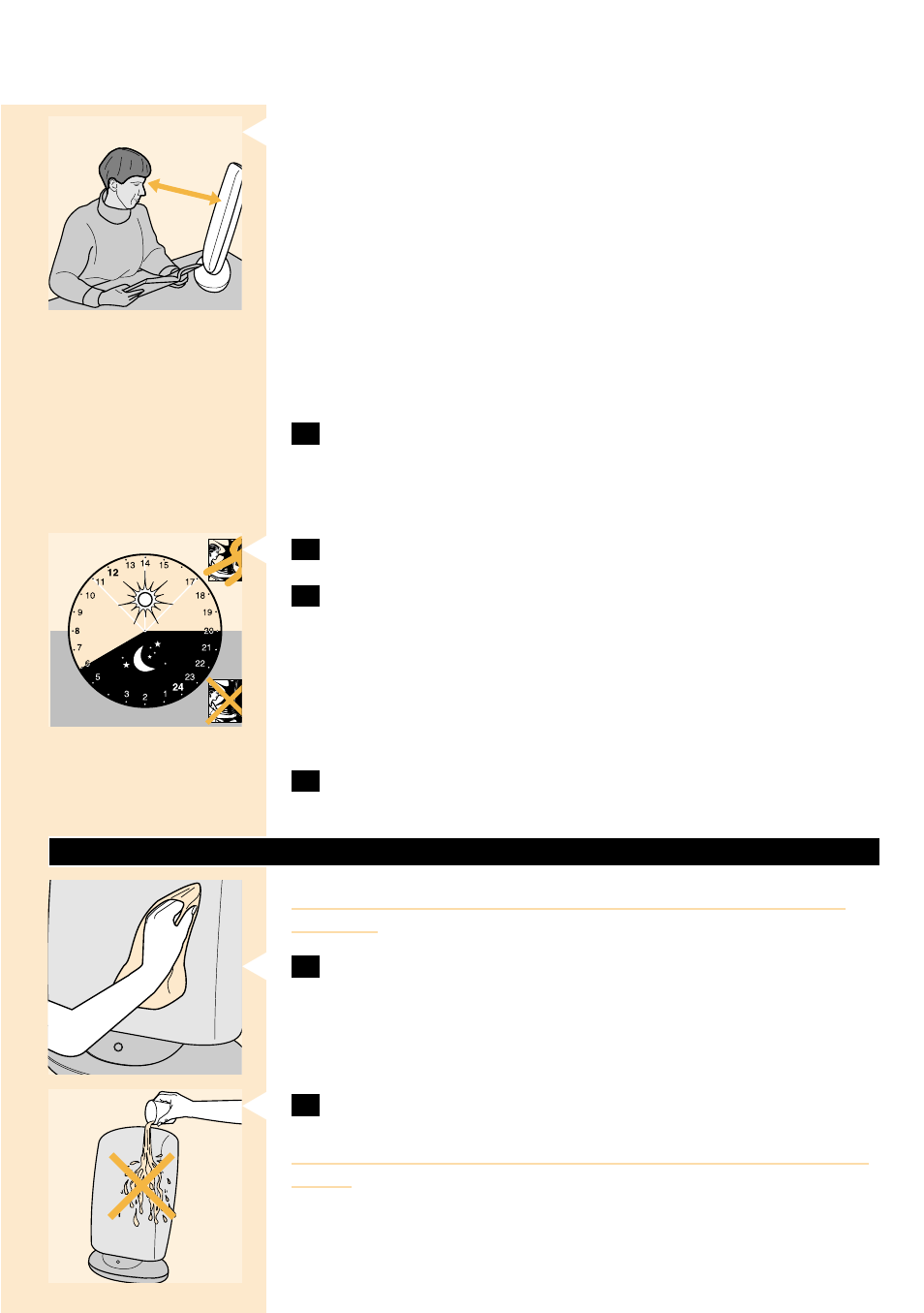 Philips Bright Light Ener gy HF3304 User Manual | Page 35 / 56