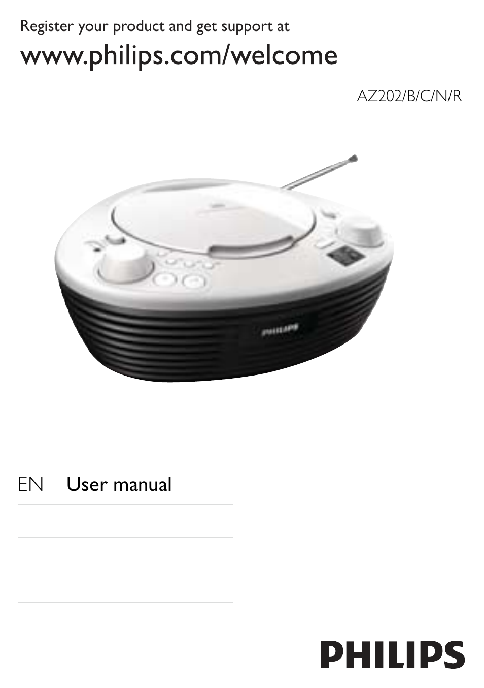 Philips AZ202/B/C/N/R User Manual | 20 pages