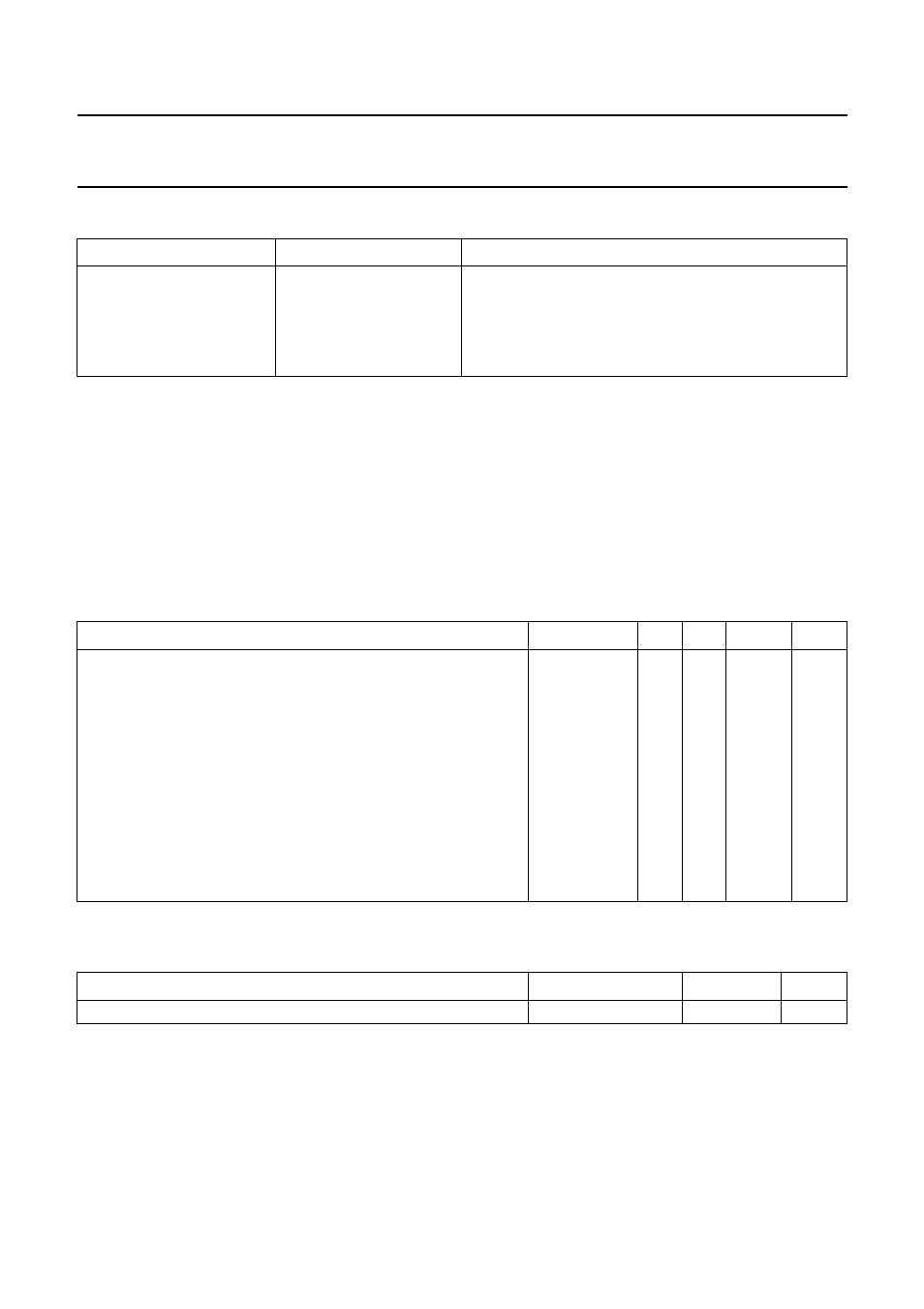 Ratings, Thermal resistance, Switch for ctv receivers tda8440 | Philips TDA8440 User Manual | Page 6 / 12