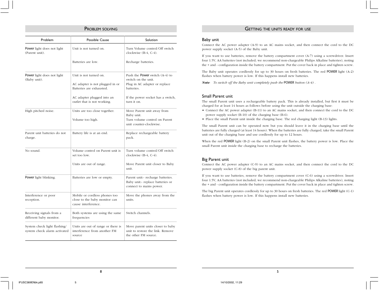 Philips SC369 User Manual | Page 5 / 6