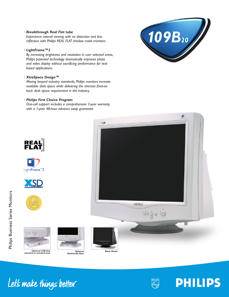 Philips 109B20 User Manual | 2 pages