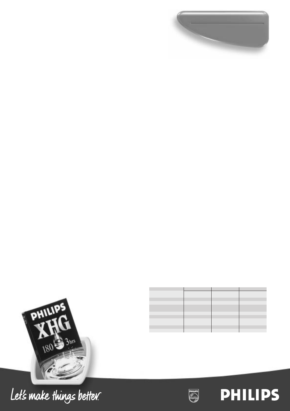 Vr500, 6 head hifi vcr, Product highlights | Product information | Philips VR500 User Manual | Page 2 / 2
