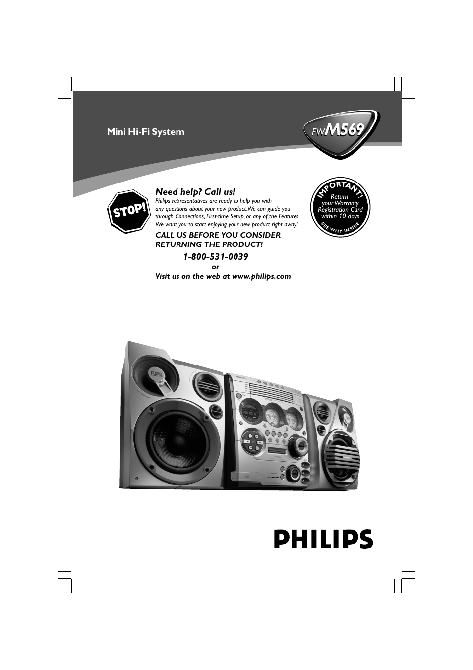 Philips - FWM569 User Manual | 26 pages