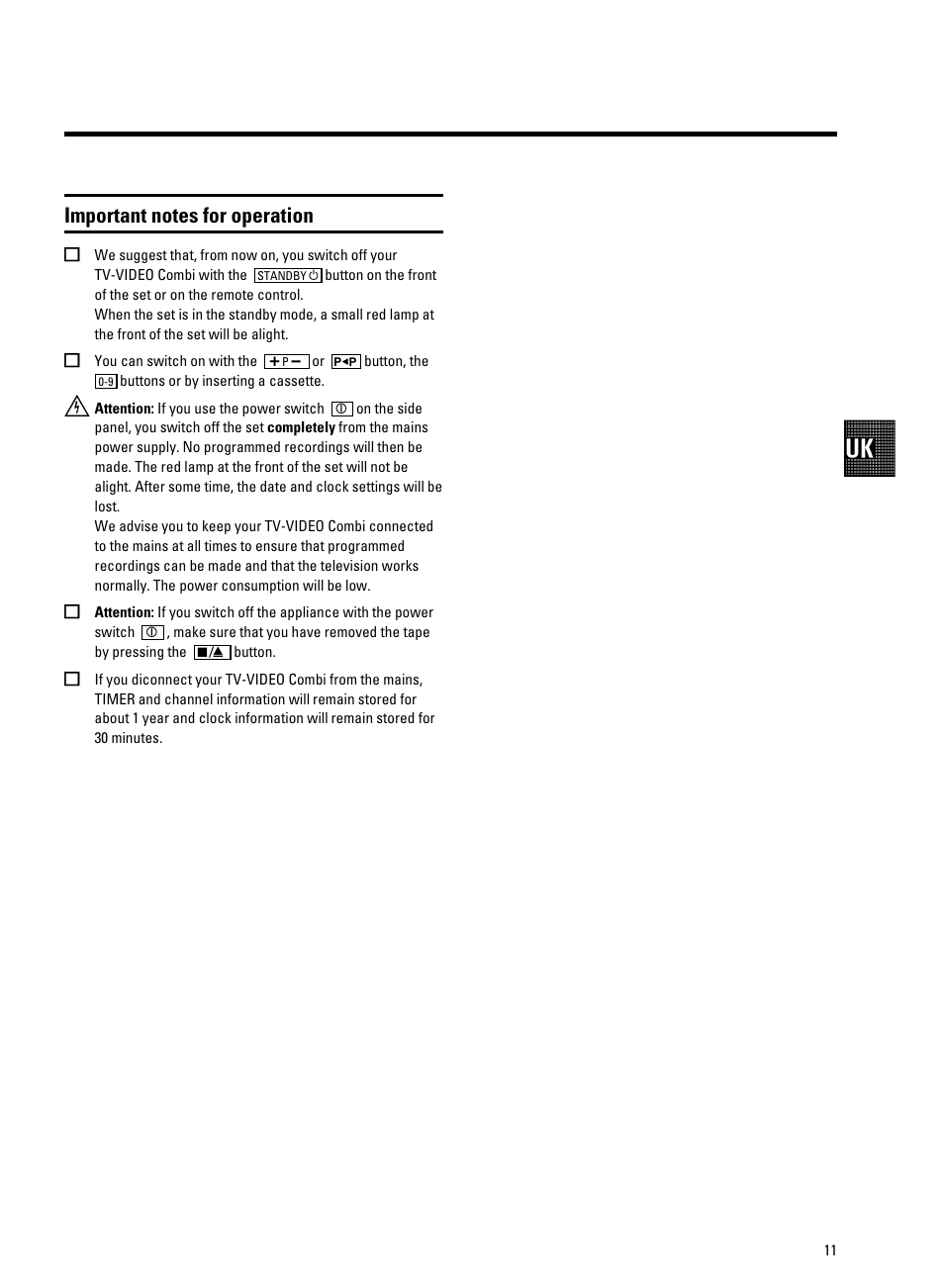 Philips 21PV708-715-908-918/39 User Manual | Page 13 / 29