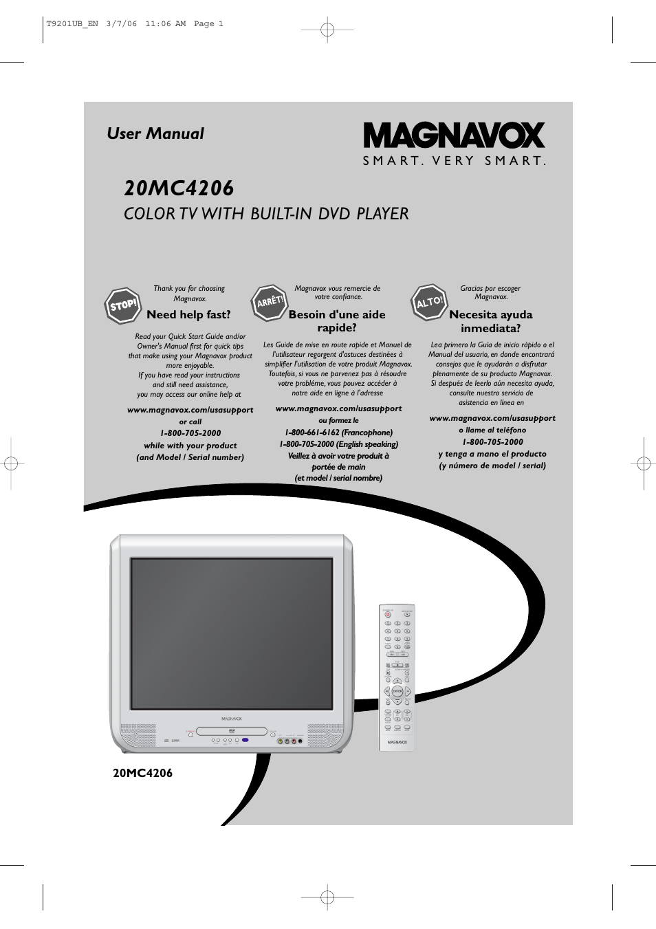 Philips Magnavox 20MC4206 User Manual | 64 pages