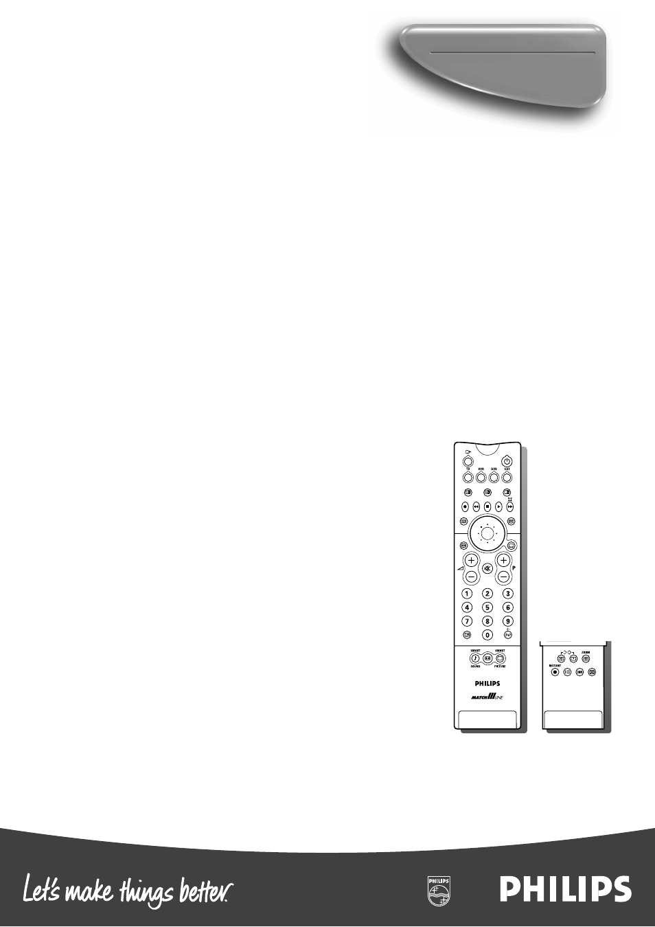 Widescreen projection television | Philips 55PP9501 User Manual | Page 13 / 19