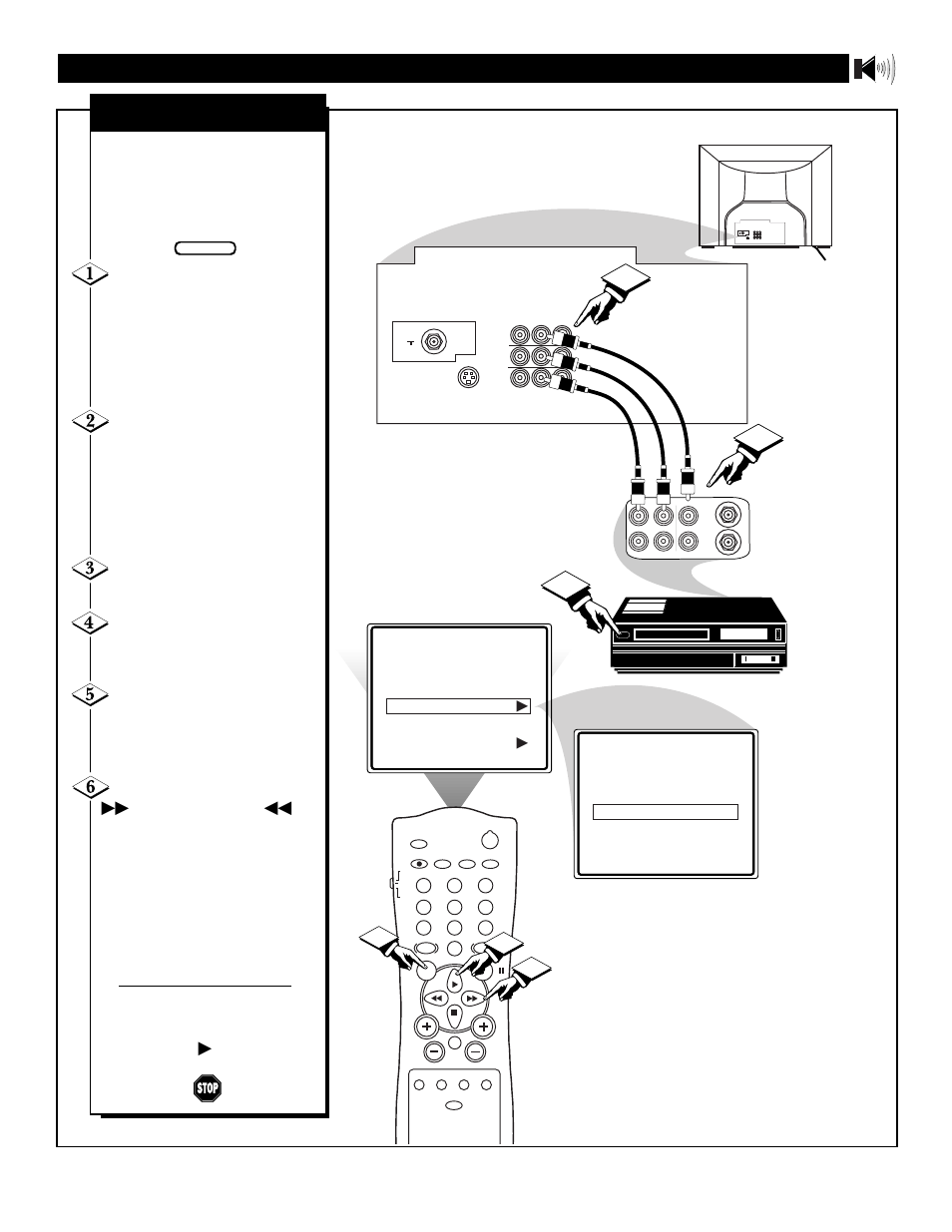 A/v i, Ow to, Se the | Nput, Ontrol, Nputs, Or cursor left, Button | Philips TP2785C1 User Manual | Page 25 / 48