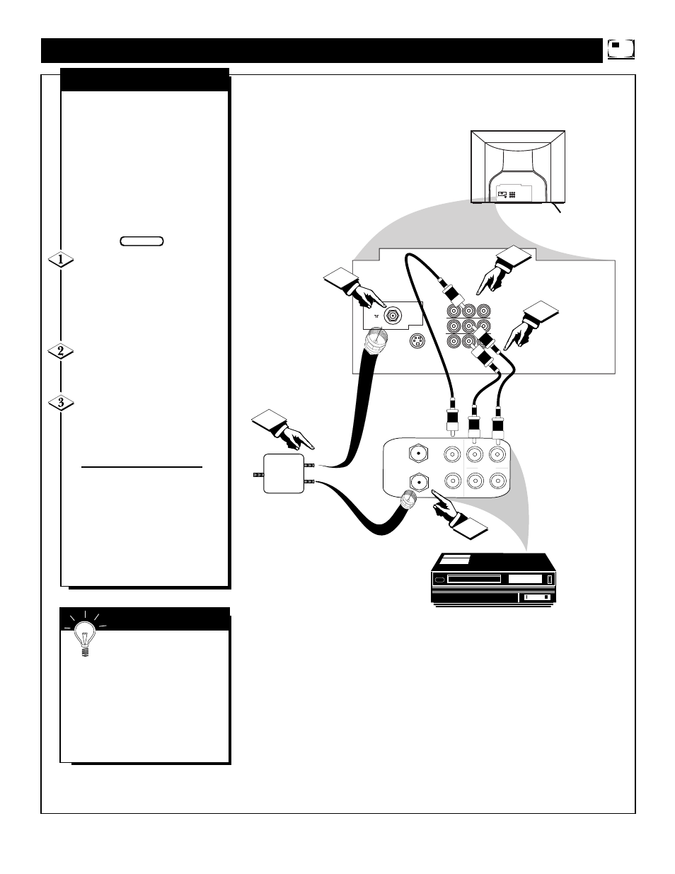 Pip (p, Sing the, Icture | Eature, Hooking up pip | Philips TP2785C1 User Manual | Page 37 / 48