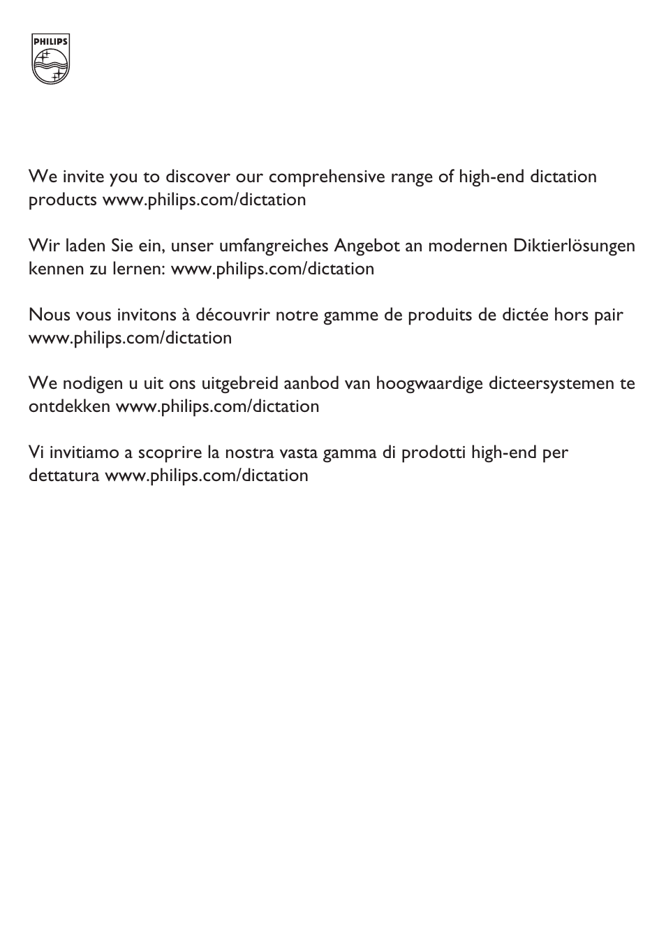 Philips PC-Dictation Microphone User Manual | Page 29 / 29
