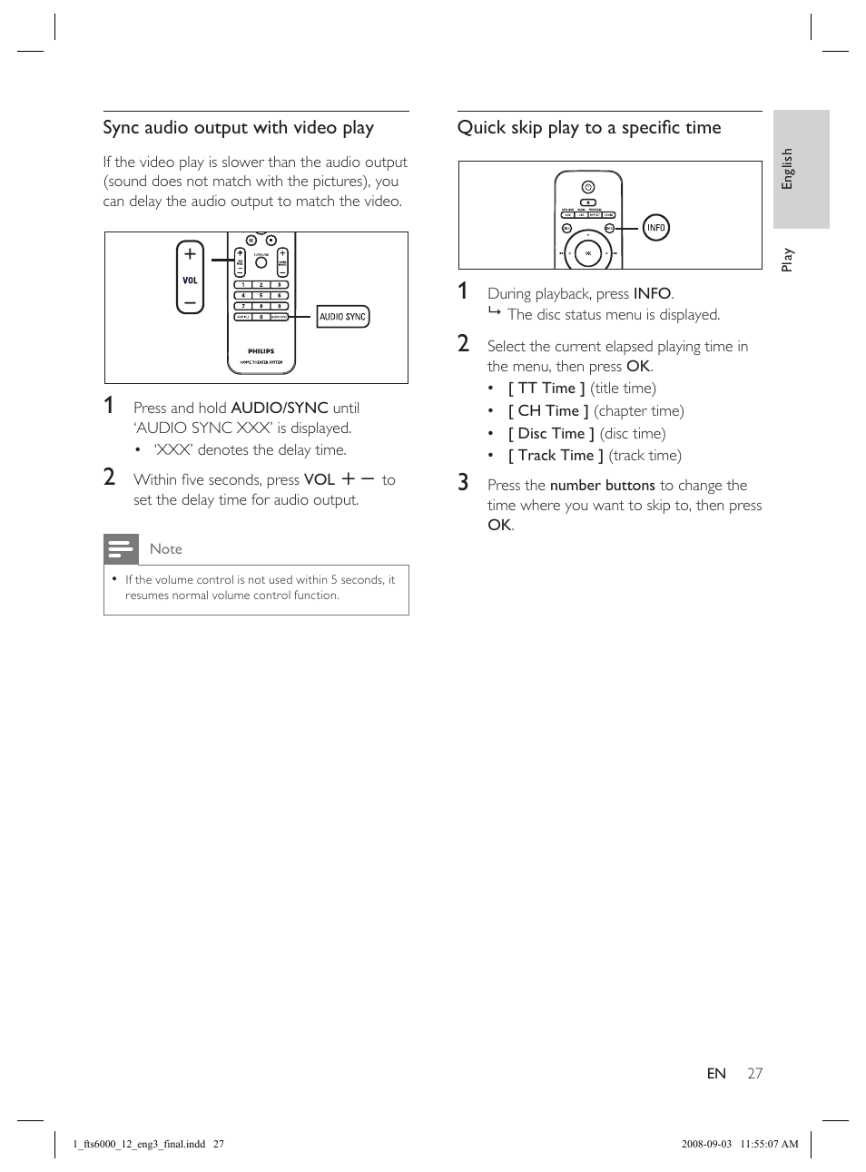 Philips Flaors 848390207 User Manual | Page 27 / 50