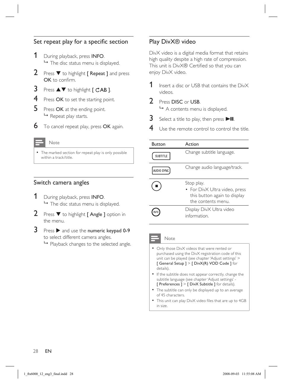 Philips Flaors 848390207 User Manual | Page 28 / 50