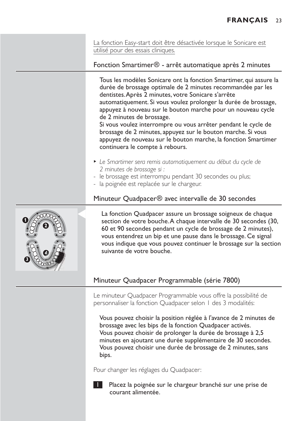 Philips Sonicare 7800 User Manual | Page 23 / 48