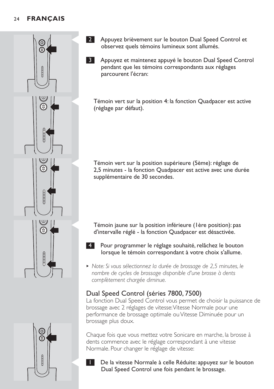 Philips Sonicare 7800 User Manual | Page 24 / 48