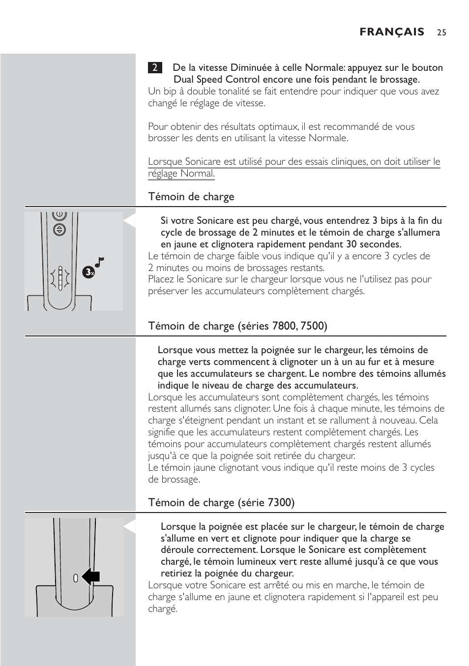 Philips Sonicare 7800 User Manual | Page 25 / 48