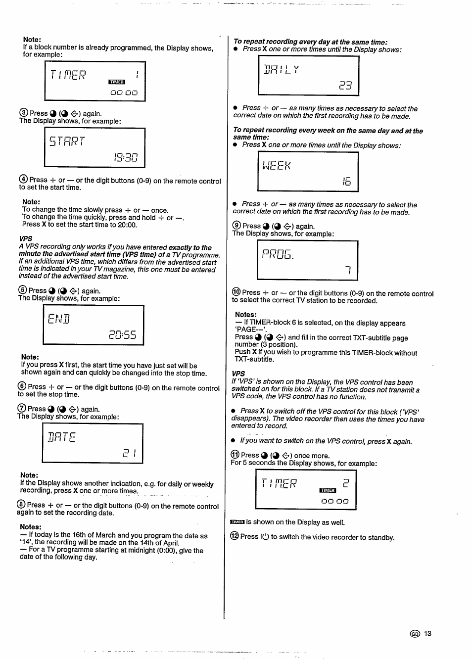 Philips VHS VR6393 User Manual | Page 17 / 26