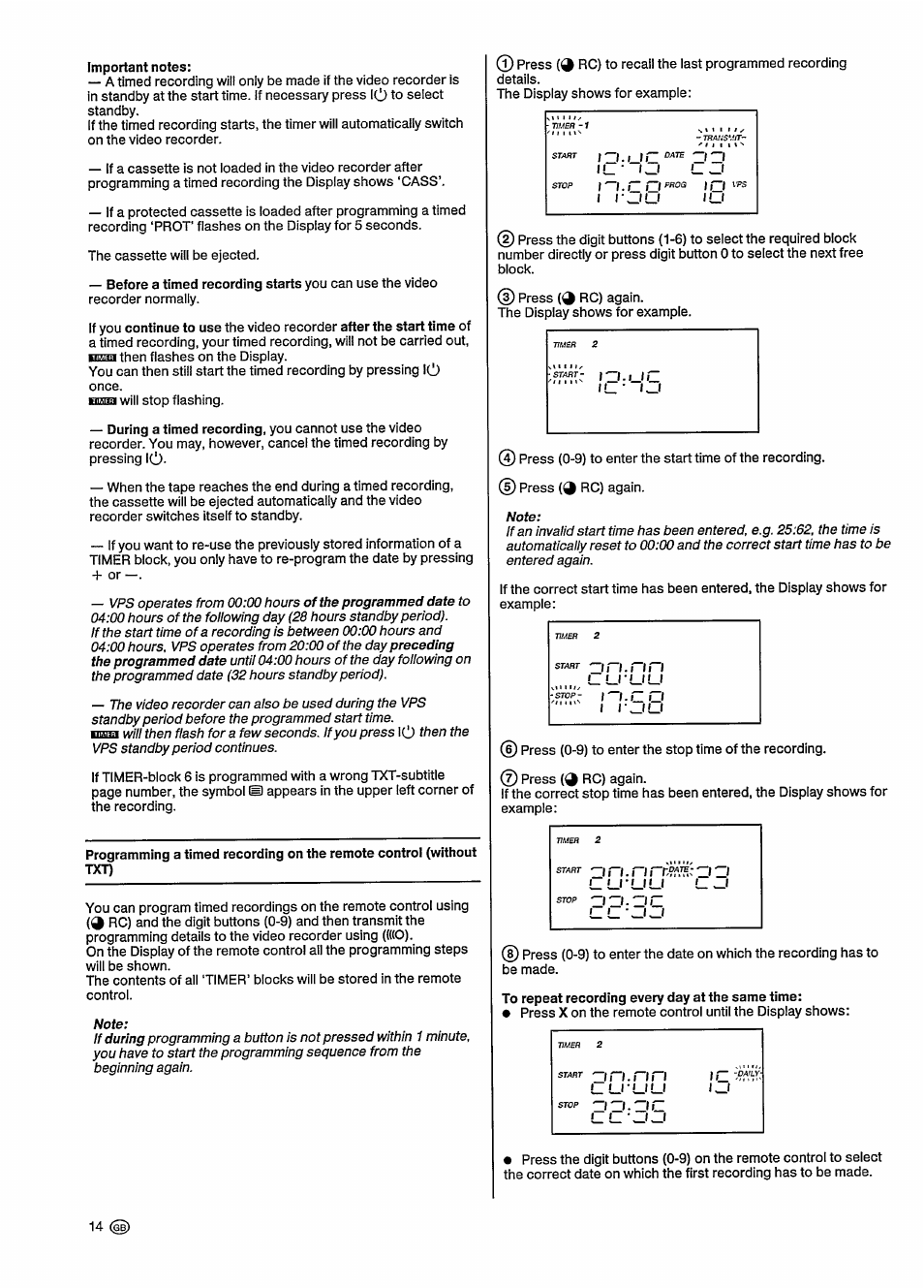 Philips VHS VR6393 User Manual | Page 18 / 26