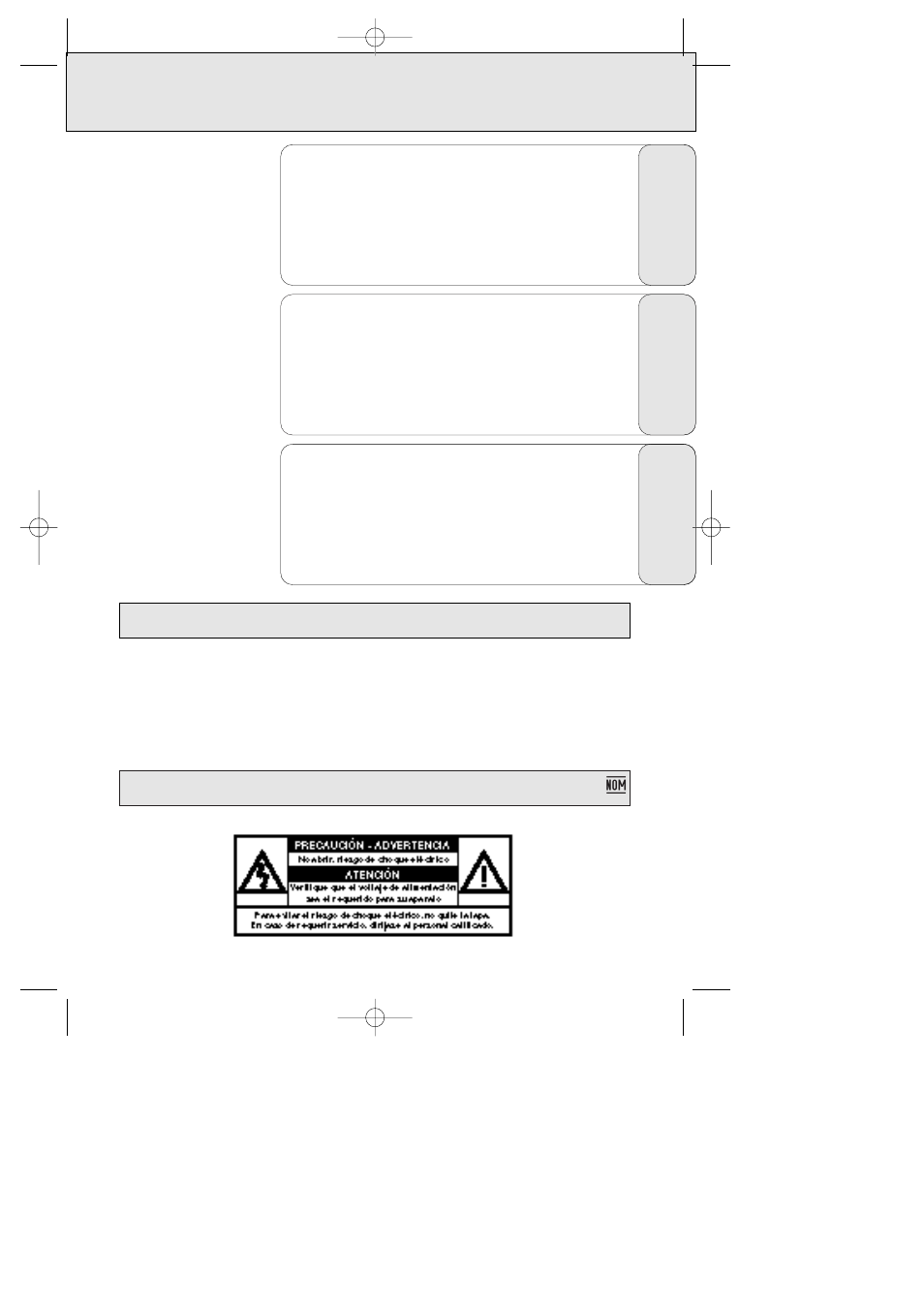 Canada méxico n, English, Français | Español | Philips DSS 330 User Manual | Page 5 / 29