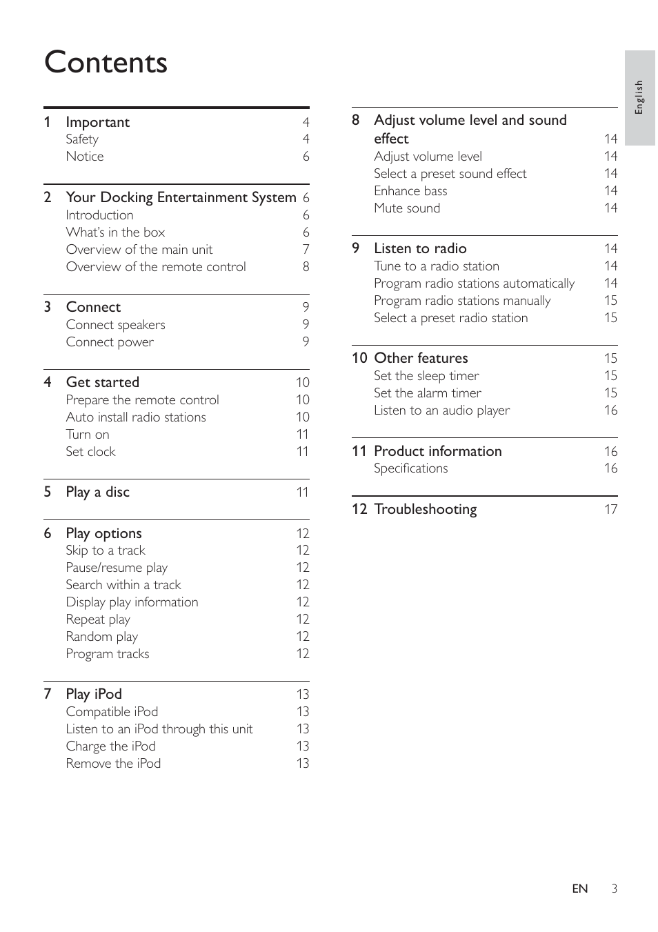 Philips DCM105 User Manual | Page 2 / 18