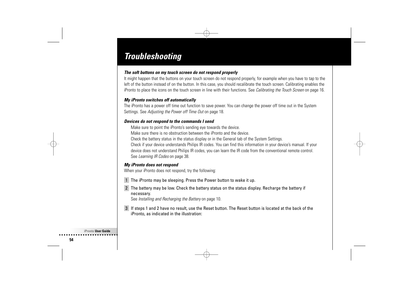 Troubleshooting | Philips Wireless Equipment Box User Manual | Page 54 / 60