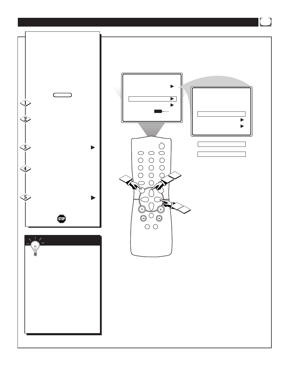 Sing the, Uner, Ontrol | Philips 13PR19C1 User Manual | Page 11 / 40