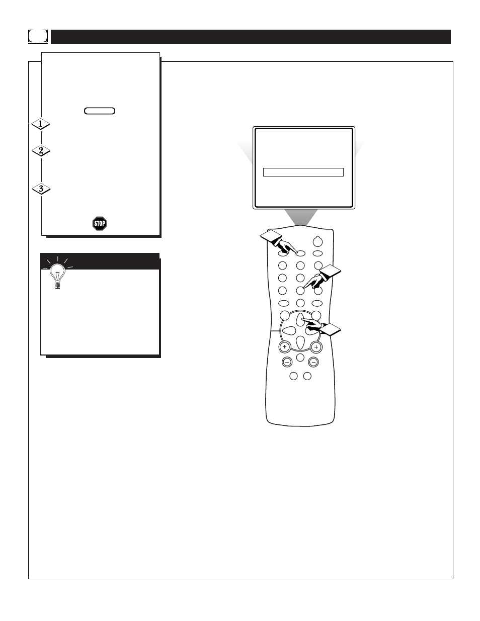 Ctivating the, Tart, Hannel | Philips 13PR19C1 User Manual | Page 20 / 40