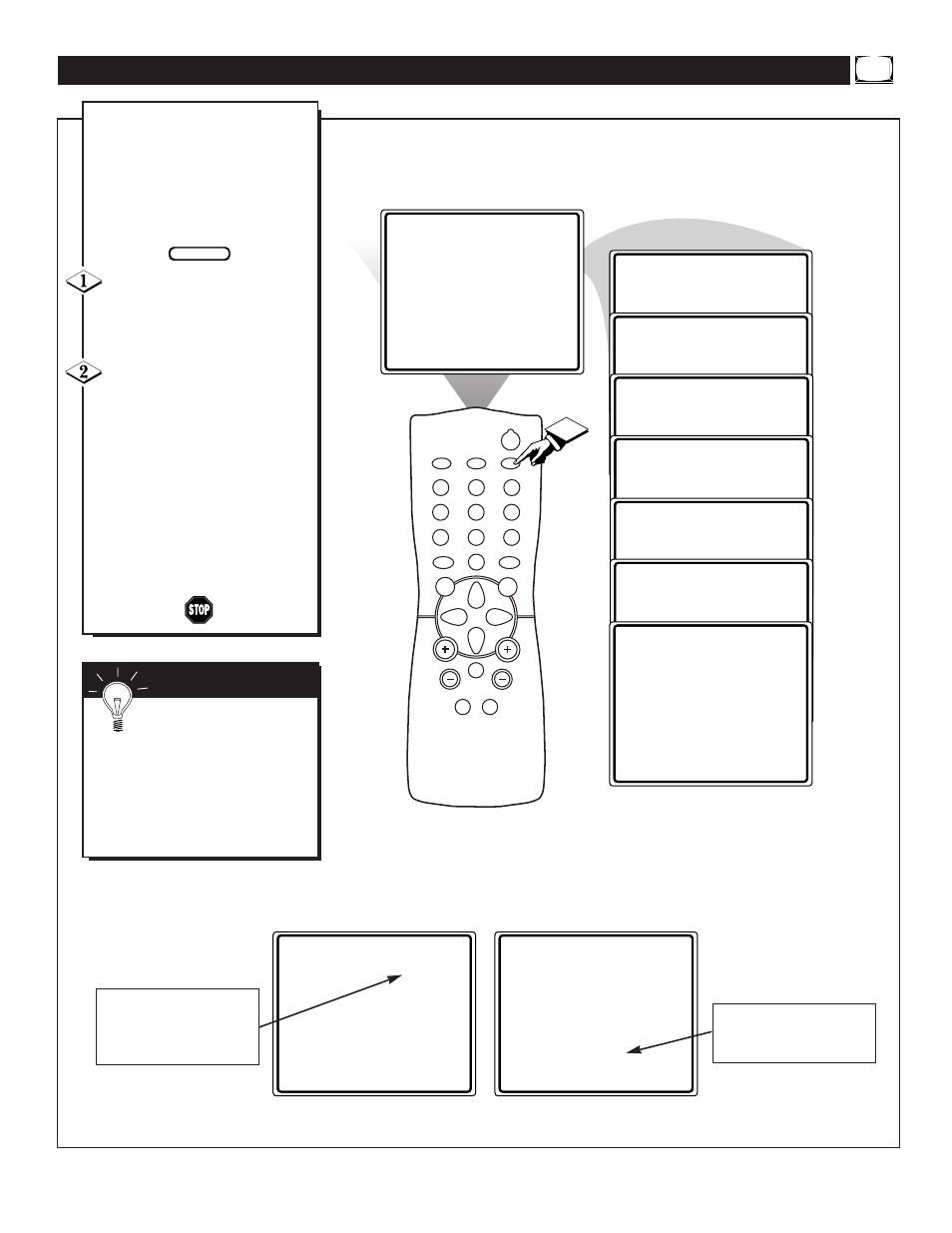 Sing the, Leep, Imer | Ontrol | Philips 13PR19C1 User Manual | Page 23 / 40