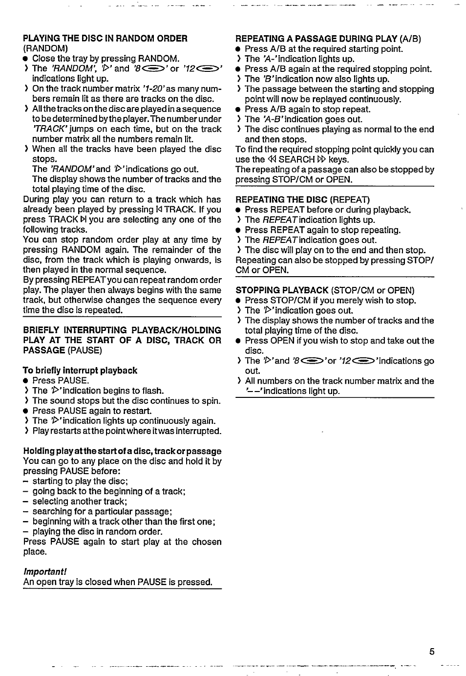 Philips CD 210 User Manual | Page 5 / 10