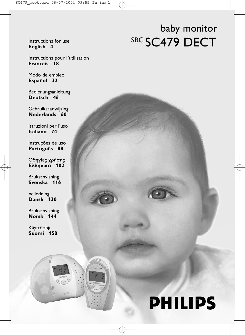 Philips Dect SC479 User Manual | 18 pages