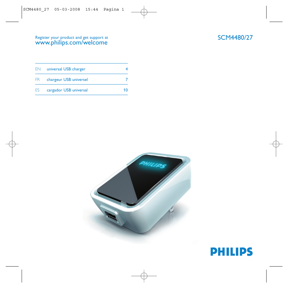 Philips SCM4480/27 User Manual | 16 pages