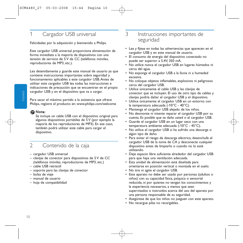 Philips SCM4480/27 User Manual | Page 10 / 16