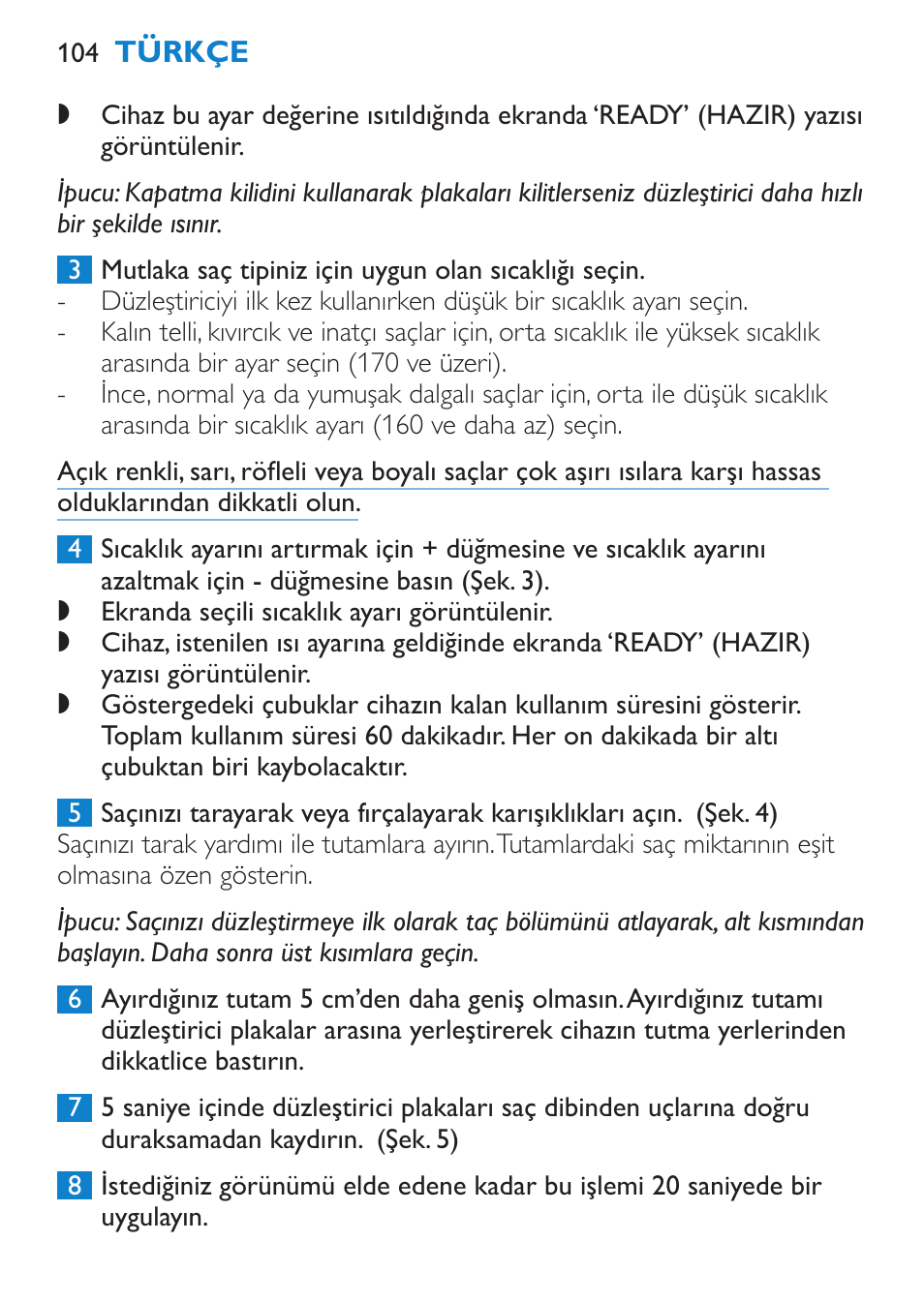 Philips HP4667 User Manual | Page 104 / 112