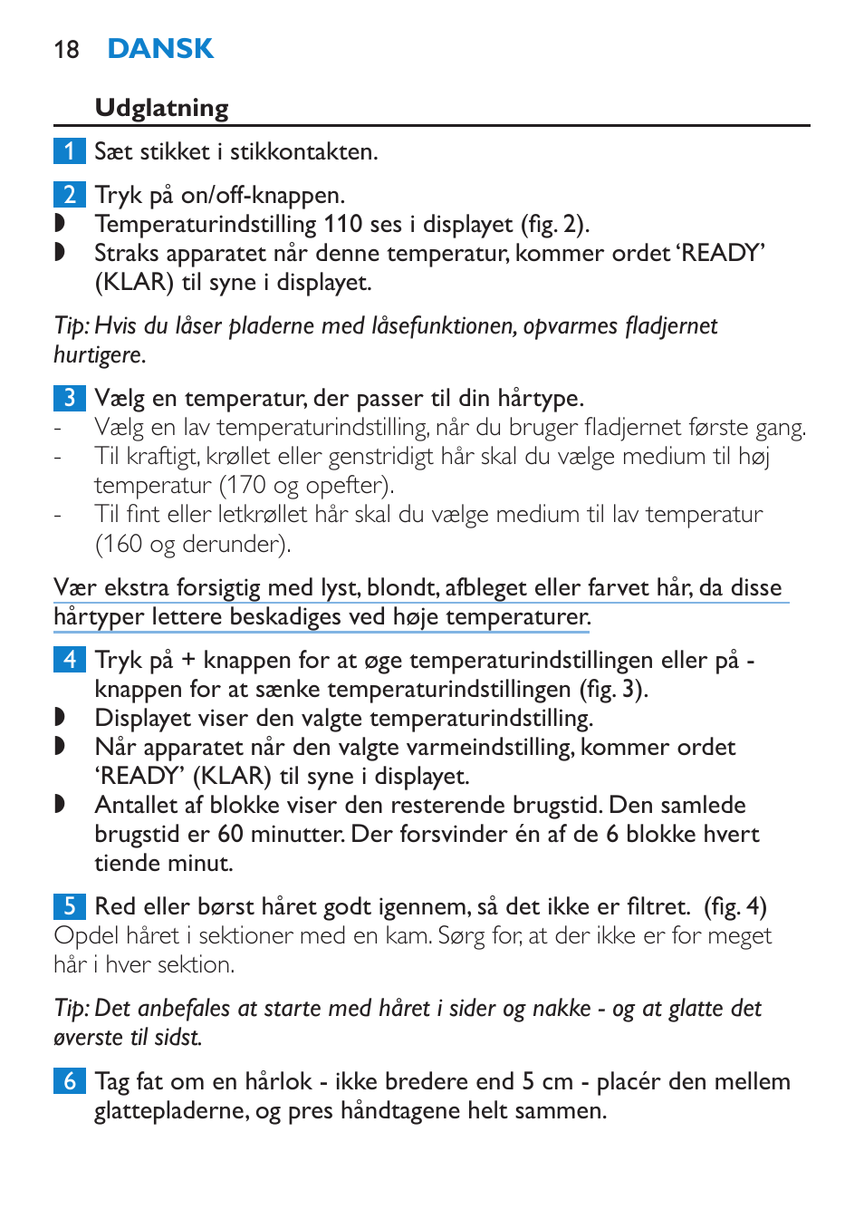 Philips HP4667 User Manual | Page 18 / 112