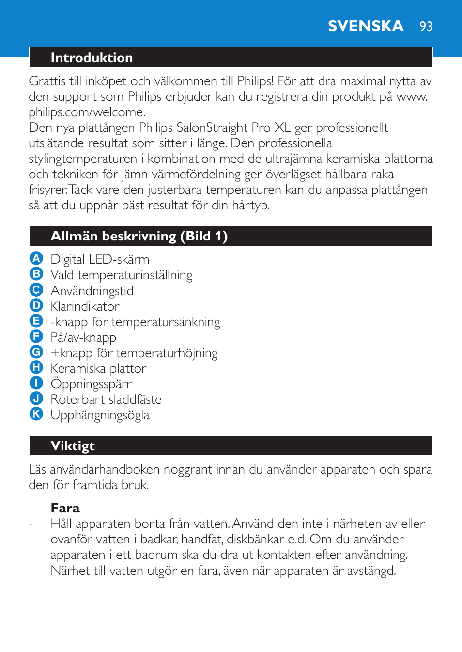 Philips HP4667 User Manual | Page 93 / 112