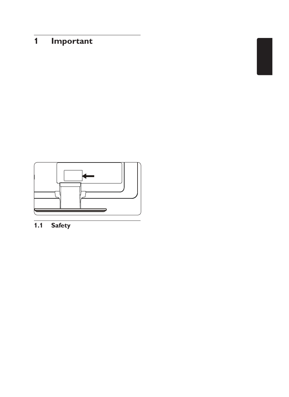 Important 1, Safety 1.1 | Philips 19PFL5403/60 User Manual | Page 5 / 38