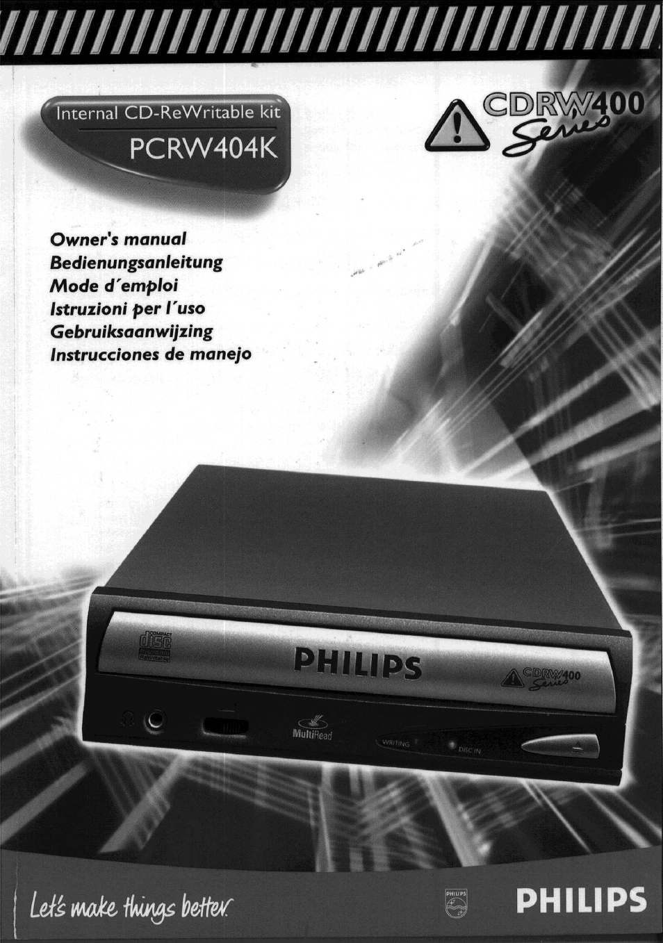 Philips PCRW404K/17 User Manual | 122 pages