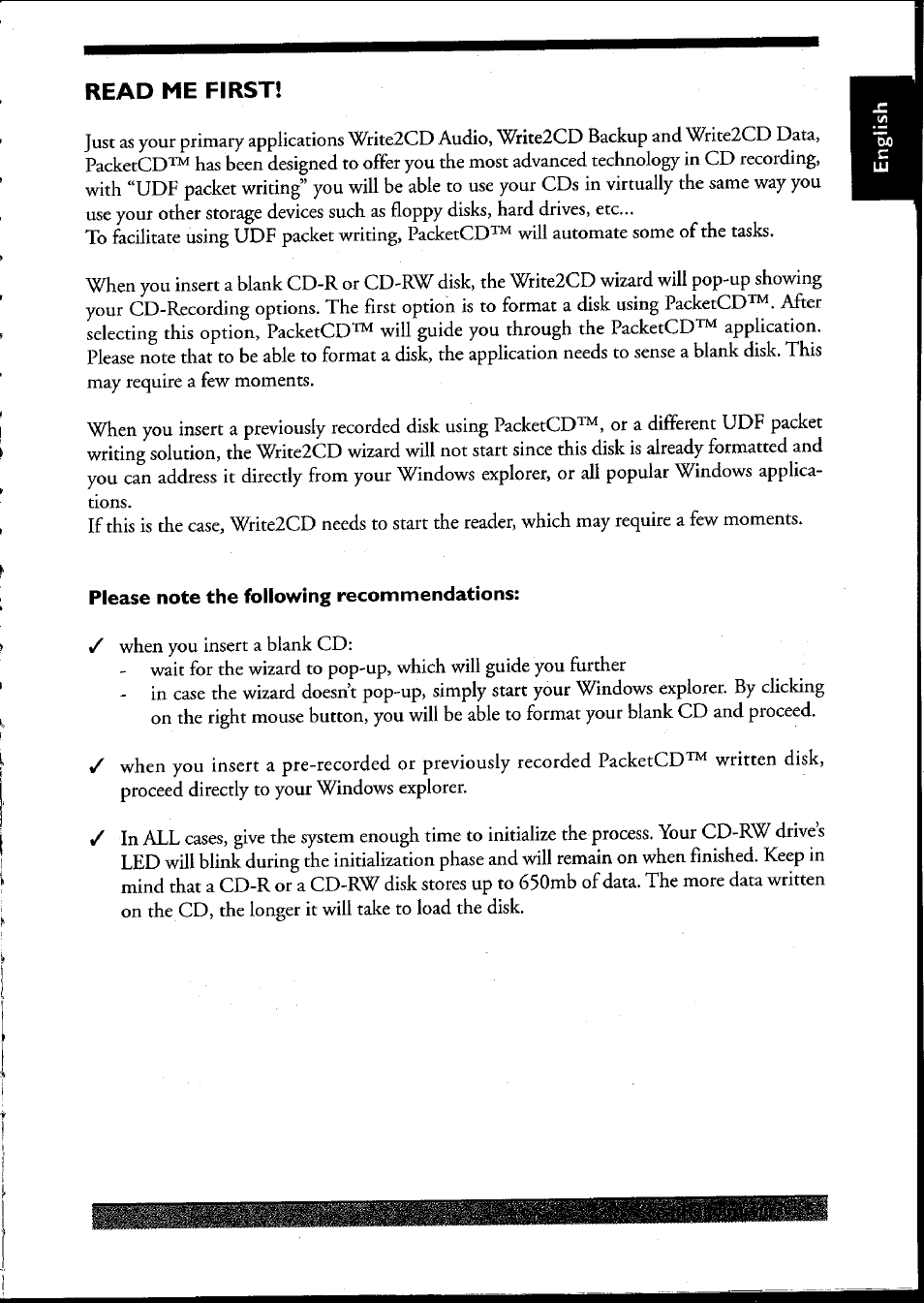 Read me first | Philips PCRW404K/17 User Manual | Page 13 / 122