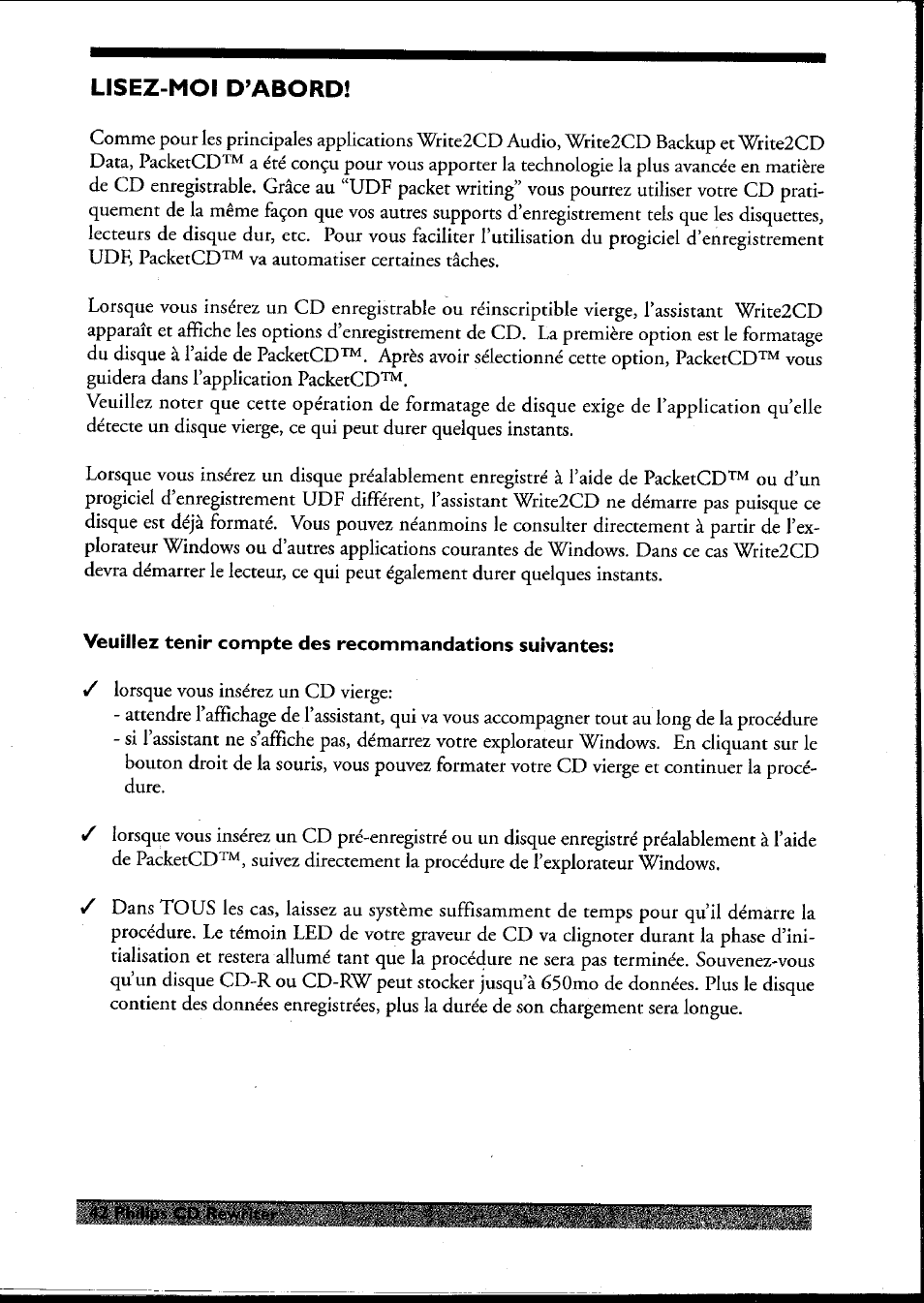 Philips PCRW404K/17 User Manual | Page 50 / 122