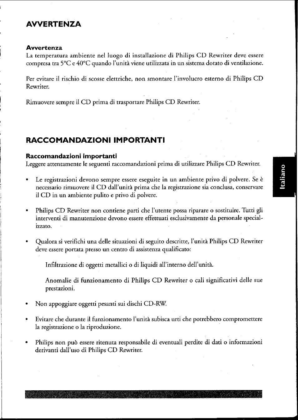 Philips PCRW404K/17 User Manual | Page 65 / 122