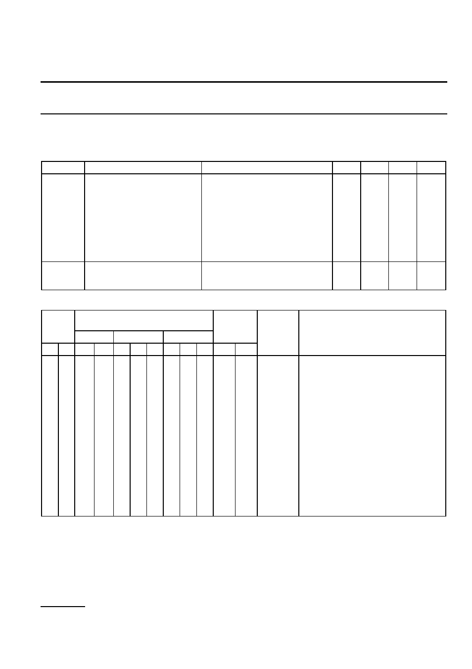 Status characteristics, Truth table, Key to abbreviations | Philips BUK218-50DC User Manual | Page 6 / 9