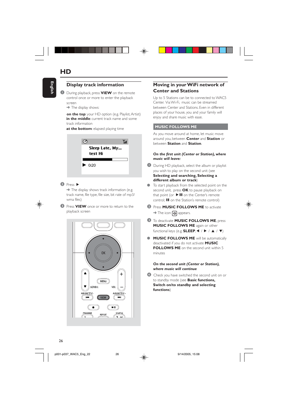 Philips WAC5 User Manual | Page 26 / 37