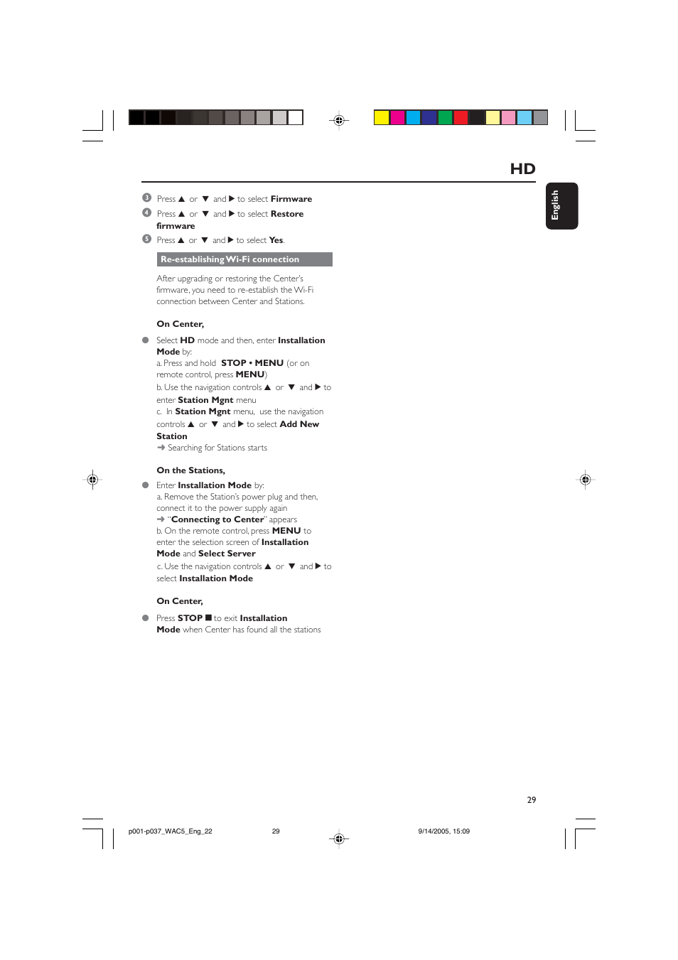 Philips WAC5 User Manual | Page 29 / 37